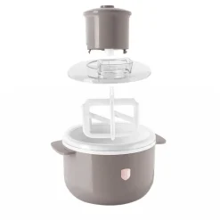 Maszyna do lodów BerlingerHaus BH/9953, 1,1 l, 12 W, taupe