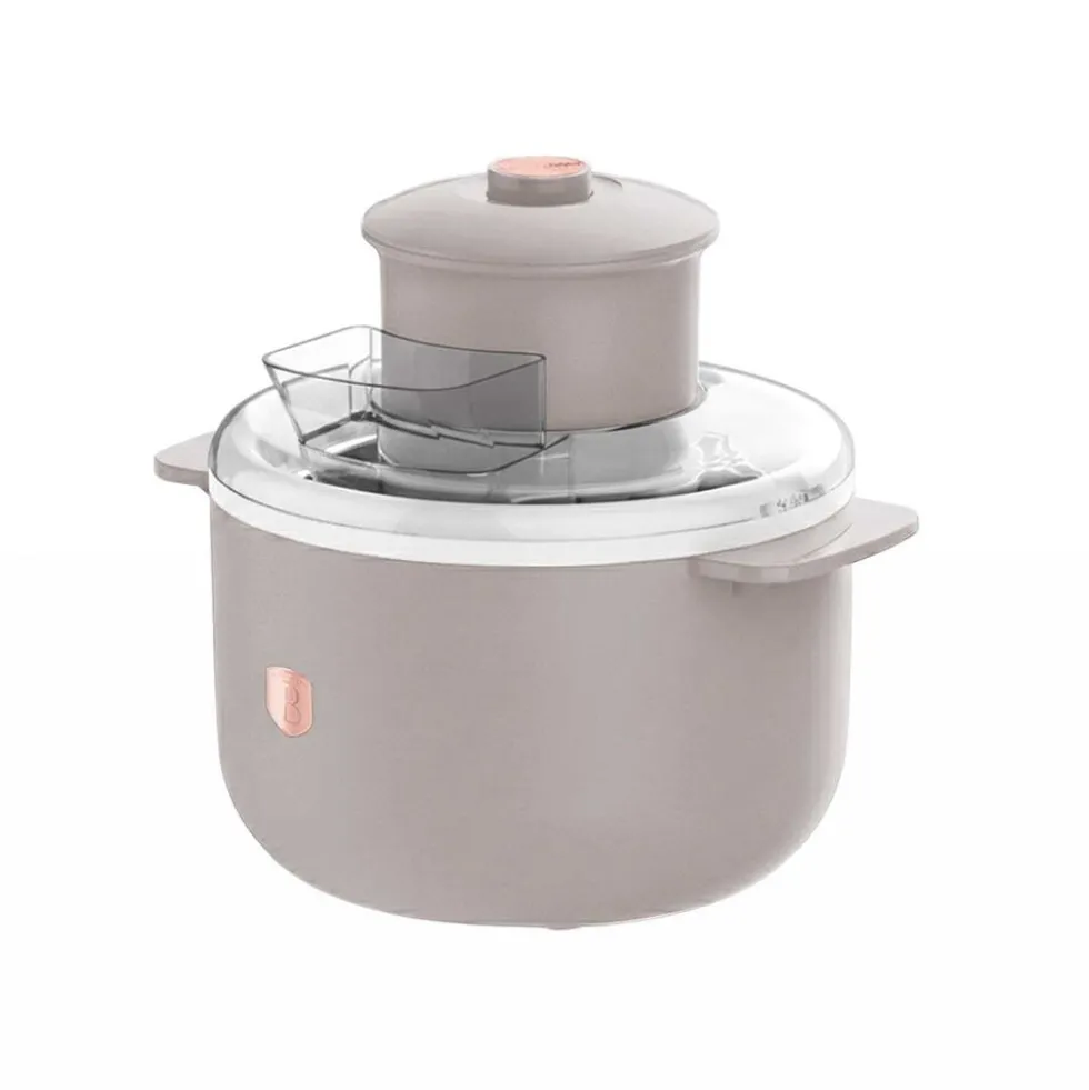 Maszyna do lodów BerlingerHaus BH/9953, 1,1 l, 12 W, taupe