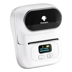 Mini drukarka etykiet Extralink, biała, Bluetooth