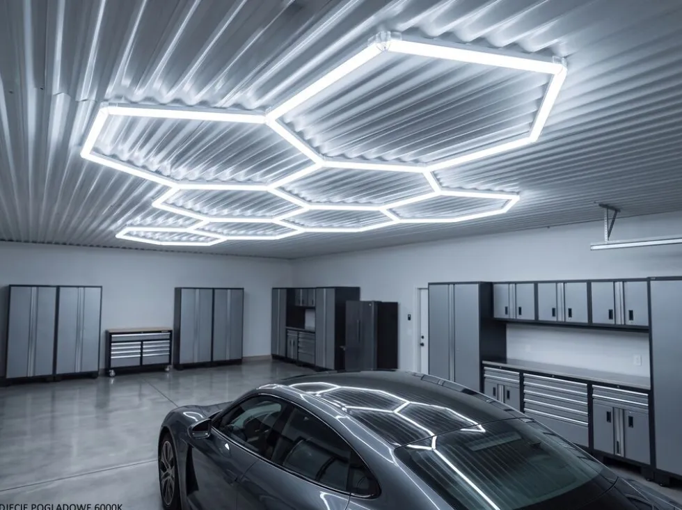 Modułowa lampa LED NAC-A0007H8 Hexagon, 4000K, 245 W, 8 modułów