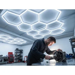Modułowa lampa LED NAC-A0007H8 Hexagon, 4000K, 245 W, 8 modułów