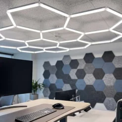 Modułowa lampa LED NAC-A0007H8 Hexagon, 4000K, 245 W, 8 modułów