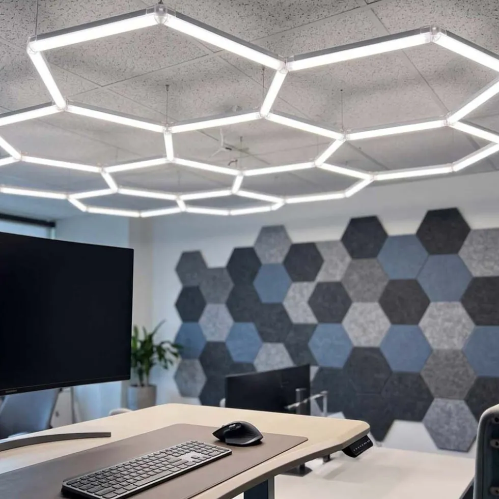 Modułowa lampa LED NAC-A0007H8 Hexagon, 4000K, 245 W, 8 modułów