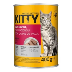 Mokra karma dla kotów Kitty, pasztet, mix smaków, 20 x 400 g