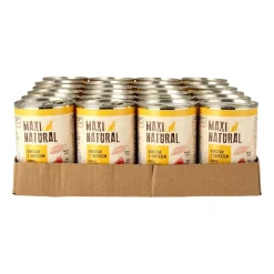Mokra karma dla kotów Maxi Natural, kurczak z indykiem, 24 x 400 g