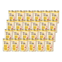 Mokra karma dla kotów Maxi Natural, kurczak z indykiem, 24 x 400 g