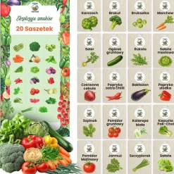 Nasiona warzyw ogrodowych Green Harvest Eksplozja Smaków, 20 saszetek