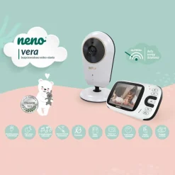 Niania elektroniczna Neno Vera, z kamerą i odbiornikiem