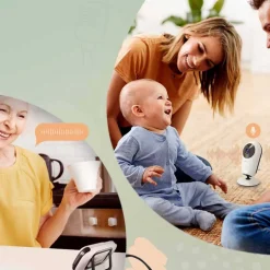 Niania elektroniczna Neno Vera, z kamerą i odbiornikiem