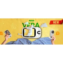 Niania elektroniczna Neno Vera, z kamerą i odbiornikiem