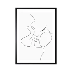 Obraz w ramie, 50 x 70 cm, Line Art 2