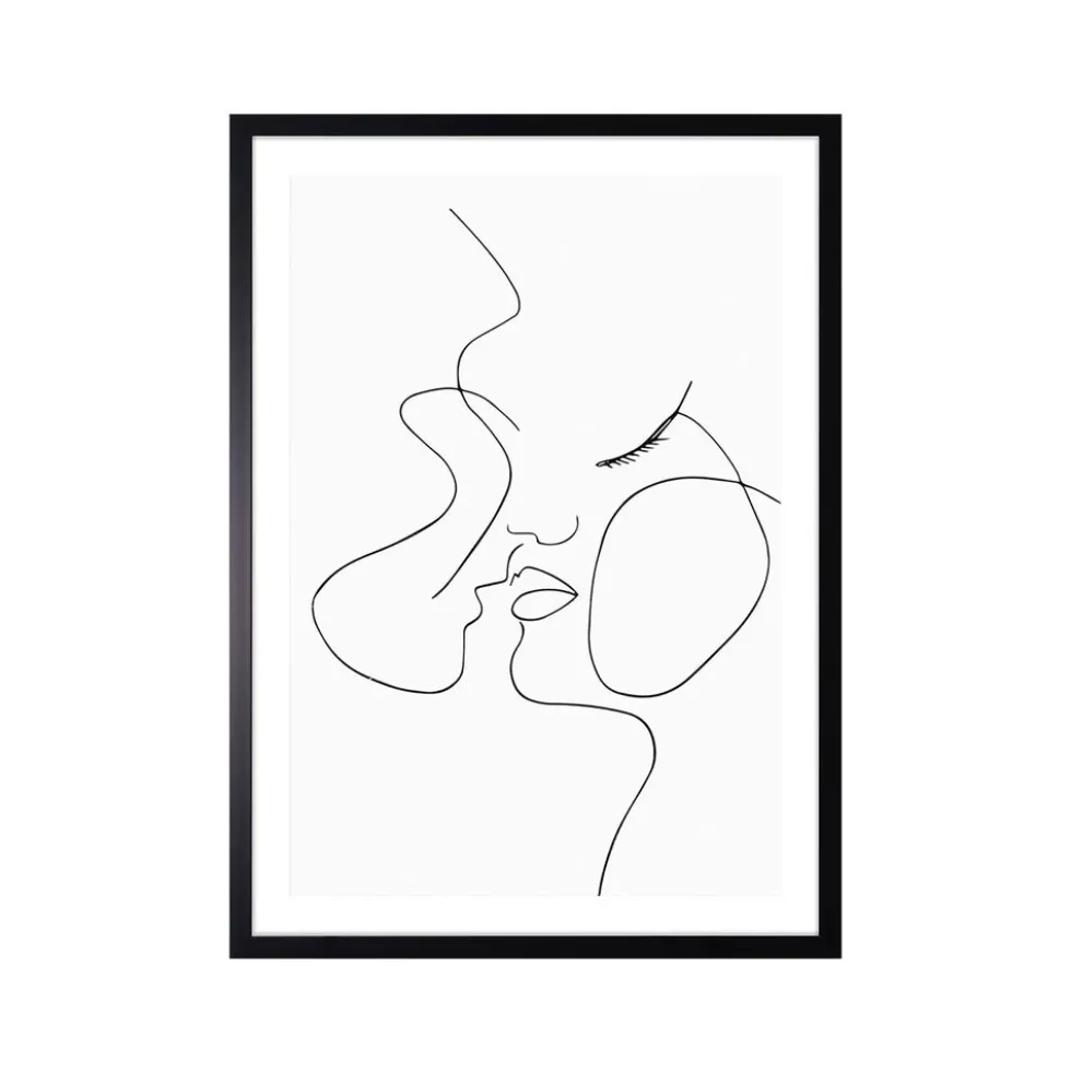 Obraz w ramie, 50 x 70 cm, Line Art 2