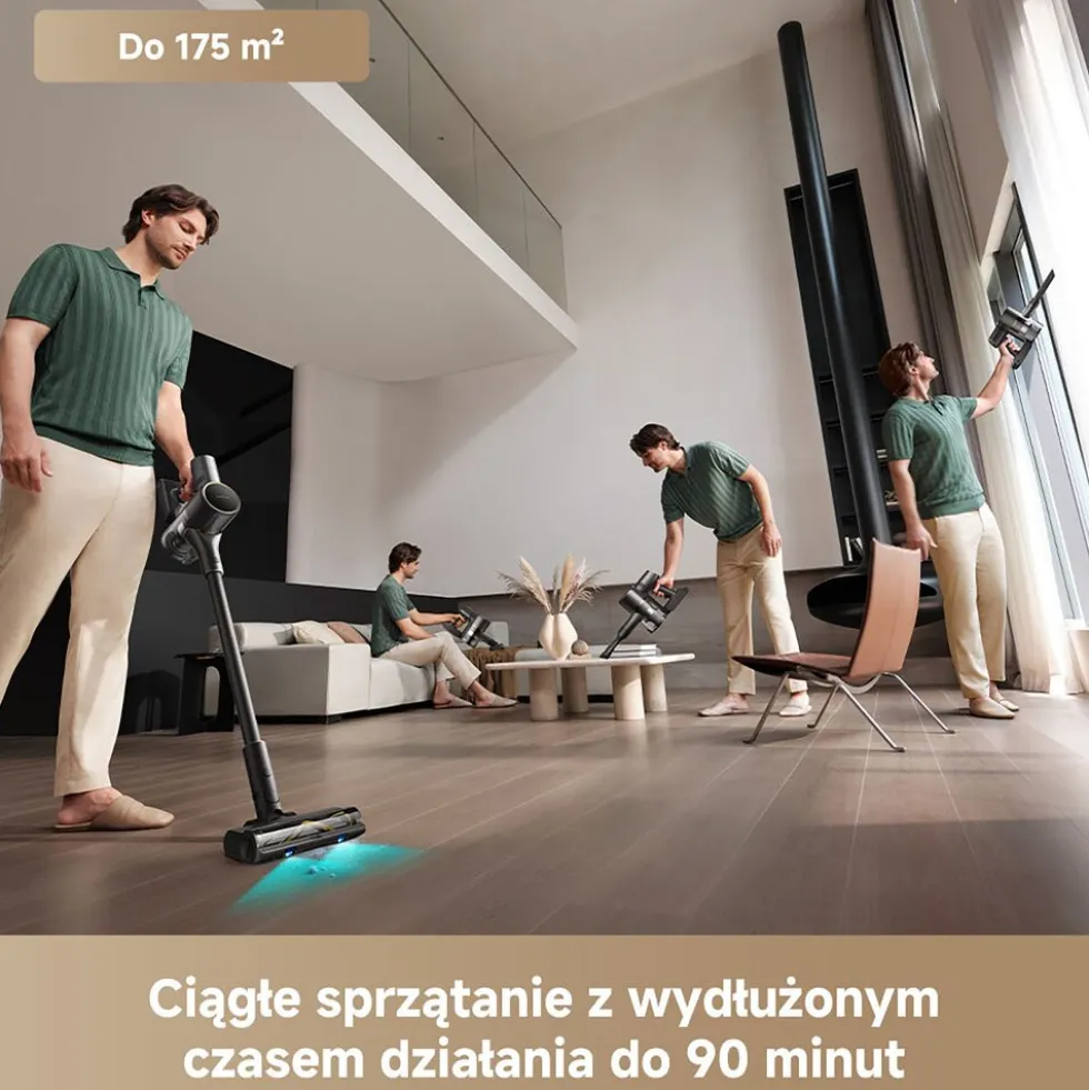 Odkurzacz pionowy Dreame V11 Essential, bezprzewodowy, 20 kPa, z akcesoriami