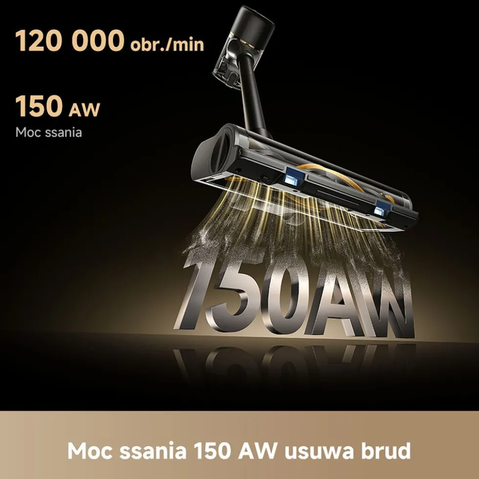 Odkurzacz pionowy Dreame V11 Essential, bezprzewodowy, 20 kPa, z akcesoriami