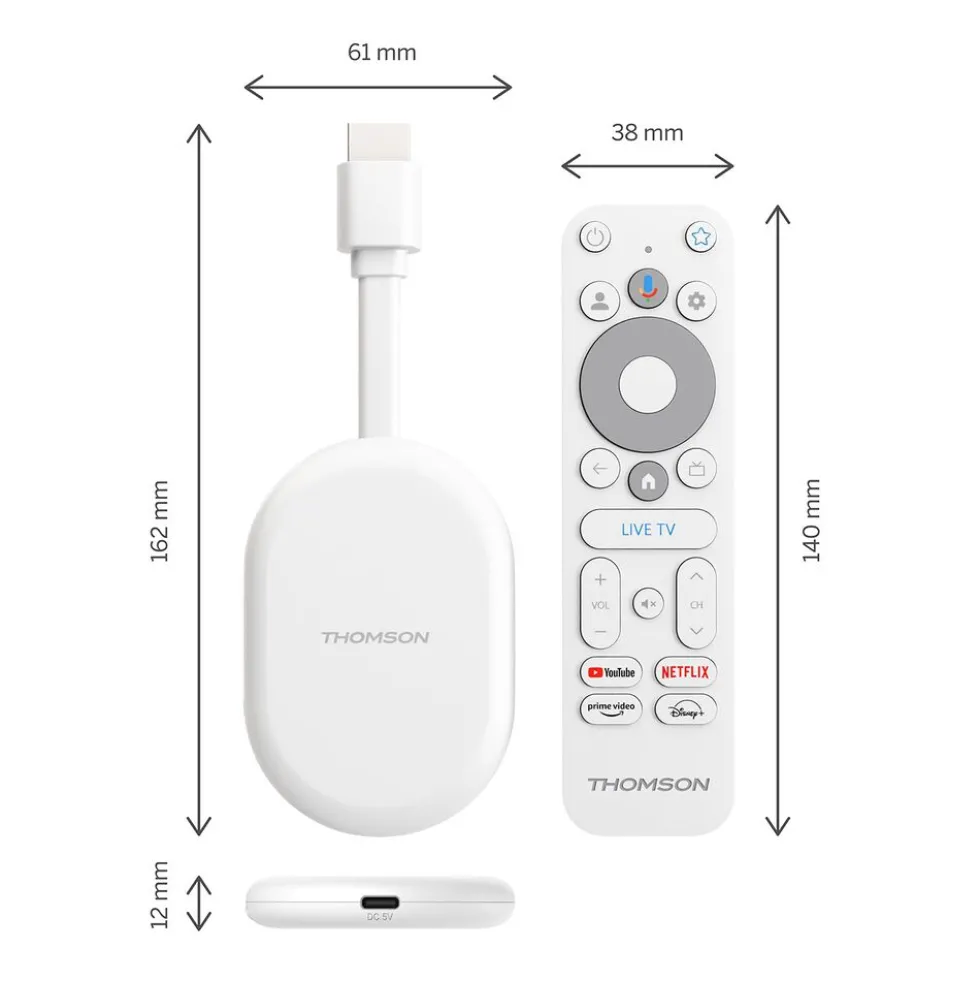 Odtwarzacz multimedialny Thomson Google TV Go Cast 150