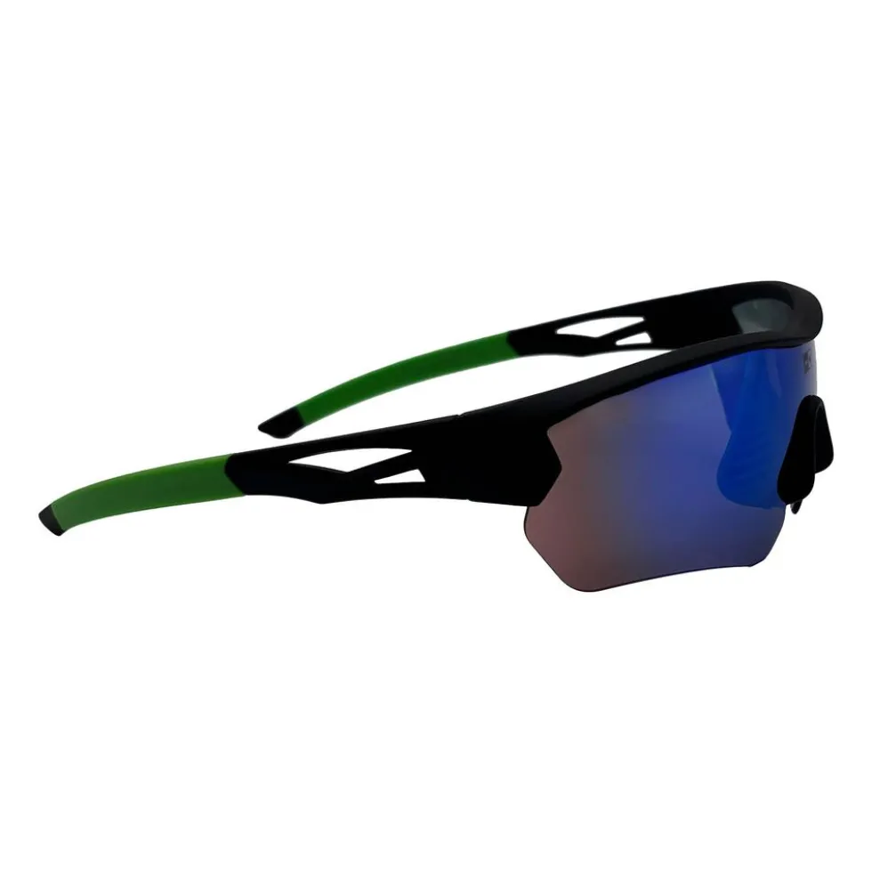 Okulary przeciwsłoneczne sportowe UV400 HiMountain, czarno-zielone