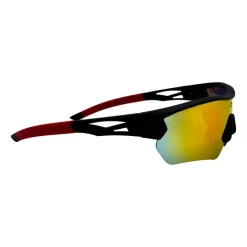 Okulary przeciwsłoneczne sportowe UV400 HiMountain, czarno-pomarańczowe