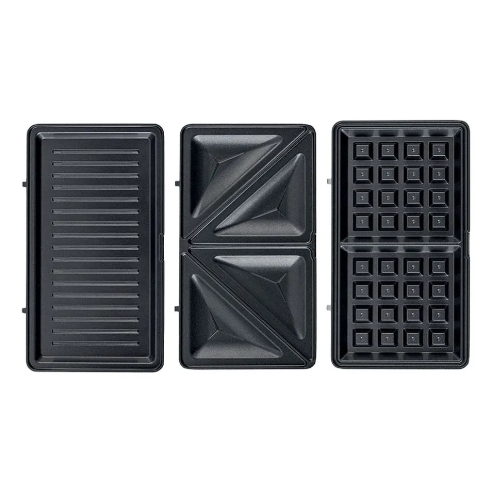 Opiekacz do kanapek 3 w 1 Hoffen, 850 W, czarny