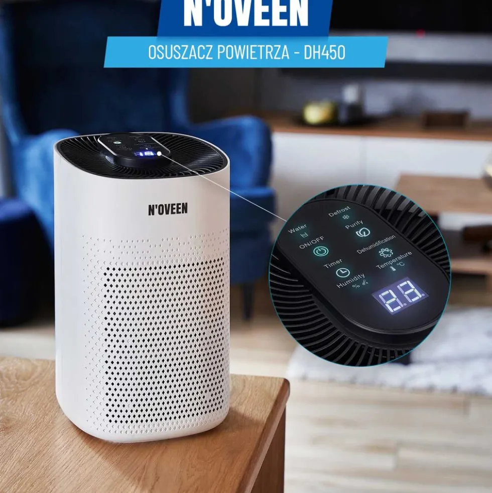 Osuszacz NOVEEN DH450, z funkcją oczyszczania