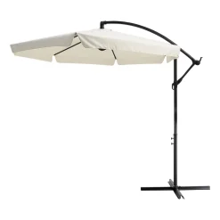 Parasol ogrodowy Black Forest, 300 cm, na wysięgniku, z boczkami, beżowy