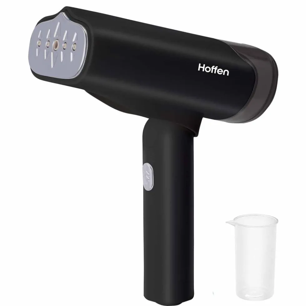Parownica do ubrań składana Hoffen, 1200 W, czarna