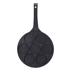 Patelnia aluminiowa do placków Valdinox, 26 cm, uśmiechnięte buźki