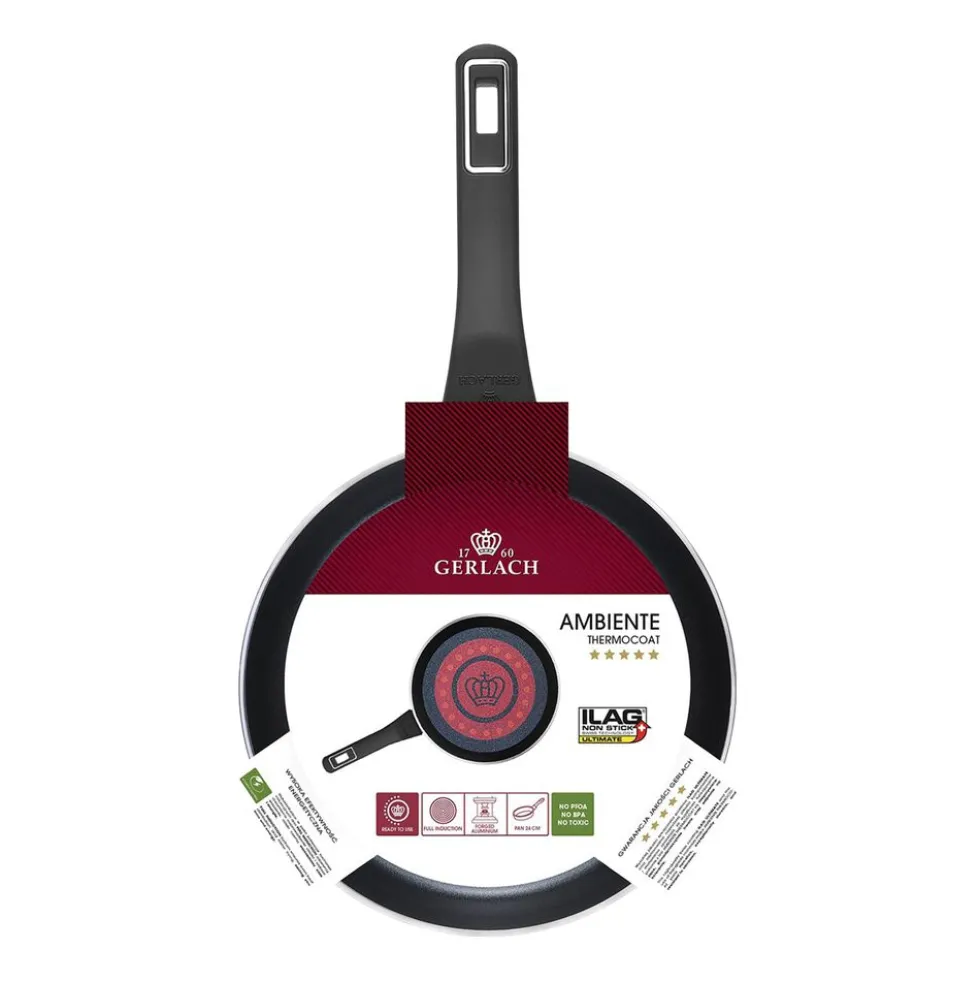 Patelnia aluminiowa Gerlach Ambiente ThermoCoat, 20 cm