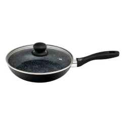 Patelnia aluminiowa MG Home Verden, 22 cm, z pokrywką