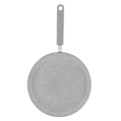 Patelnia do naleśników 25 cm Florina Sandy, aluminiowa, srebrna