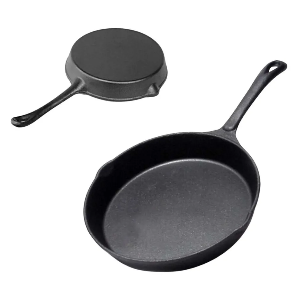 Patelnia głęboka 20 cm Kinghoff, czarna