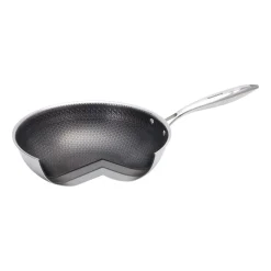Patelnia wok Klausberg, stal nierdzewna, 28 cm, konstrukcja Triply