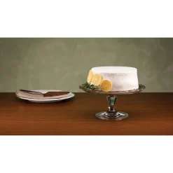 Patera szklana Pasabahce Petite Patisserie, na nóżce, 26,4 cm