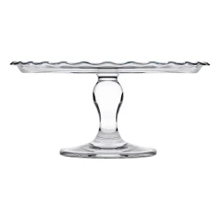 Patera szklana Pasabahce Petite Patisserie, na nóżce, 26,4 cm