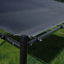 Pergola stalowa do elewacji Jumi, 250 x 250 x 250 cm, czarna