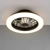 Plafon LED Sanico Goldlux Ghana, 38,5 cm, z wentylatorem, pilot IR