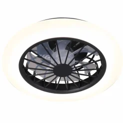 Plafon LED Sanico Goldlux Ghana, 38,5 cm, z wentylatorem, pilot IR