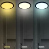 Plafon sufitowy Led Milagro Maq 3CCT, 50 W, czarny
