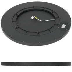 Plafon sufitowy Led Milagro Maq 3CCT, 50 W, czarny