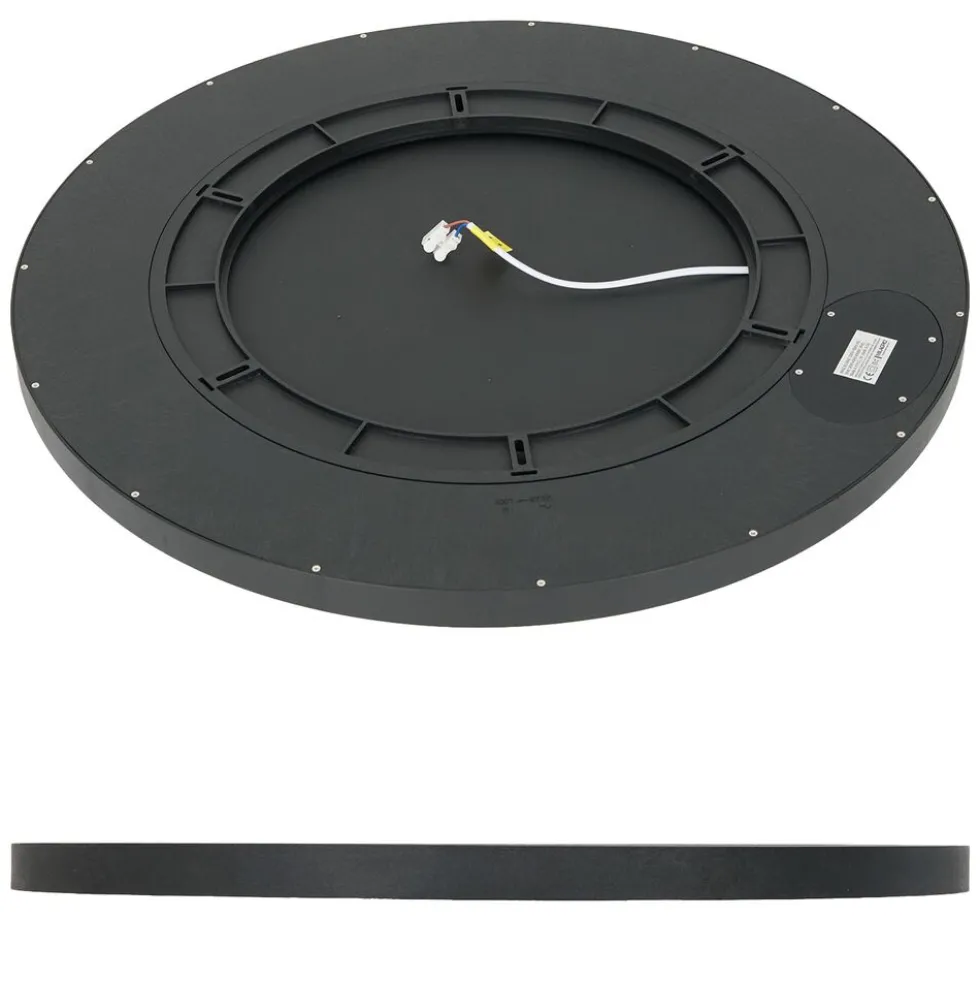 Plafon sufitowy Led Milagro Maq 3CCT, 50 W, czarny