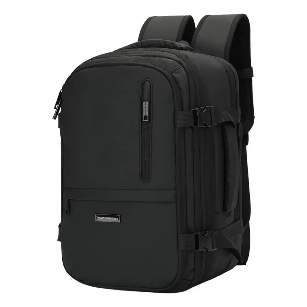Plecak kompresyjny Wings Vireo, 20 l, z pompką, czarny