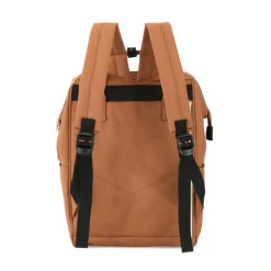 Plecak miejski Himawari, 19 l, z USB, brązowy