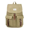 Plecak miejski materiałowy Puccini Legacy, 20 l, beżowy