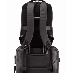 Plecak męski Wings Brant BRT02, 30 x 14 x 43 cm, 18 l, czarny