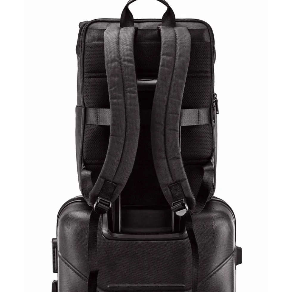 Plecak męski Wings Brant BRT01, 29 x 17 x 45 cm, 22 l, czarny