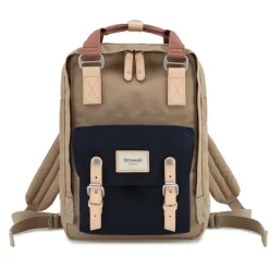 Plecak na laptop 14” Himawari, 16 l, beżowo-granatowy
