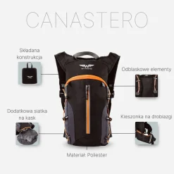 Plecak rowerowy Wings Canastero, 10 l, pomarańczowy