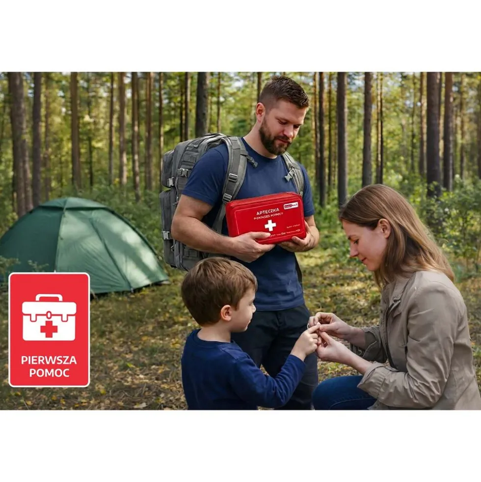 Plecak survivalowy Wild Trek MobiPack, 14,4 l, z wyposażeniem, grafitowy