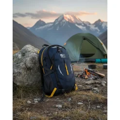 Plecak turystyczny HiMountain Cruise, 35 l, granatowo-żółty