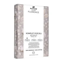 Pościel bawełniana 160 x 200 cm Pation Home Florence, beżowa