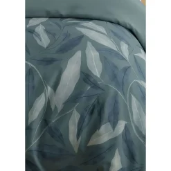 Pościel bawełniana 140 x 200 cm Pation Home Vivienne, białe liście